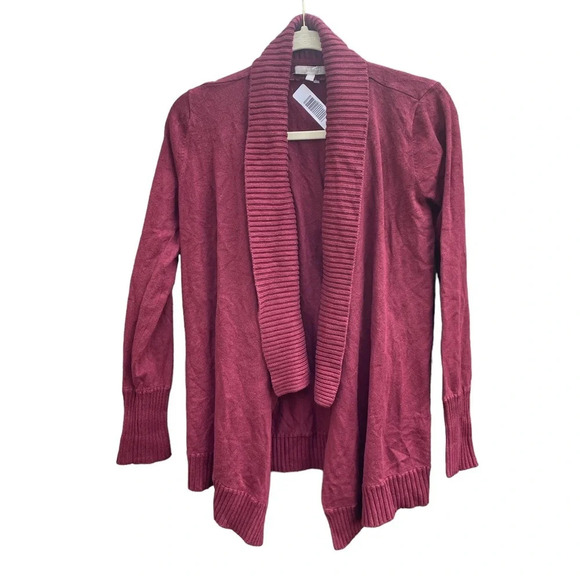 JOAN VASS STUDIO MAROON CARDIGAN - Picture 1 of 5
